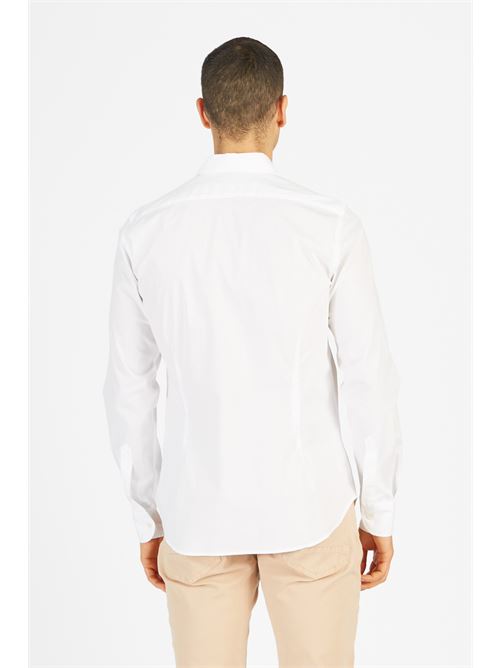 MAN SHIRT L/S POPLIN STRETCH LA MARTINA | CCMC02-PP003/00001